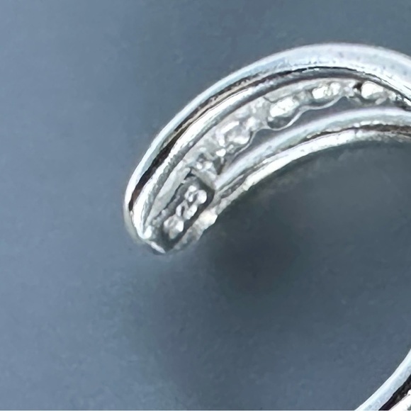 Sterling Silver Three Band Ear Cuff - Picture 11 of 13